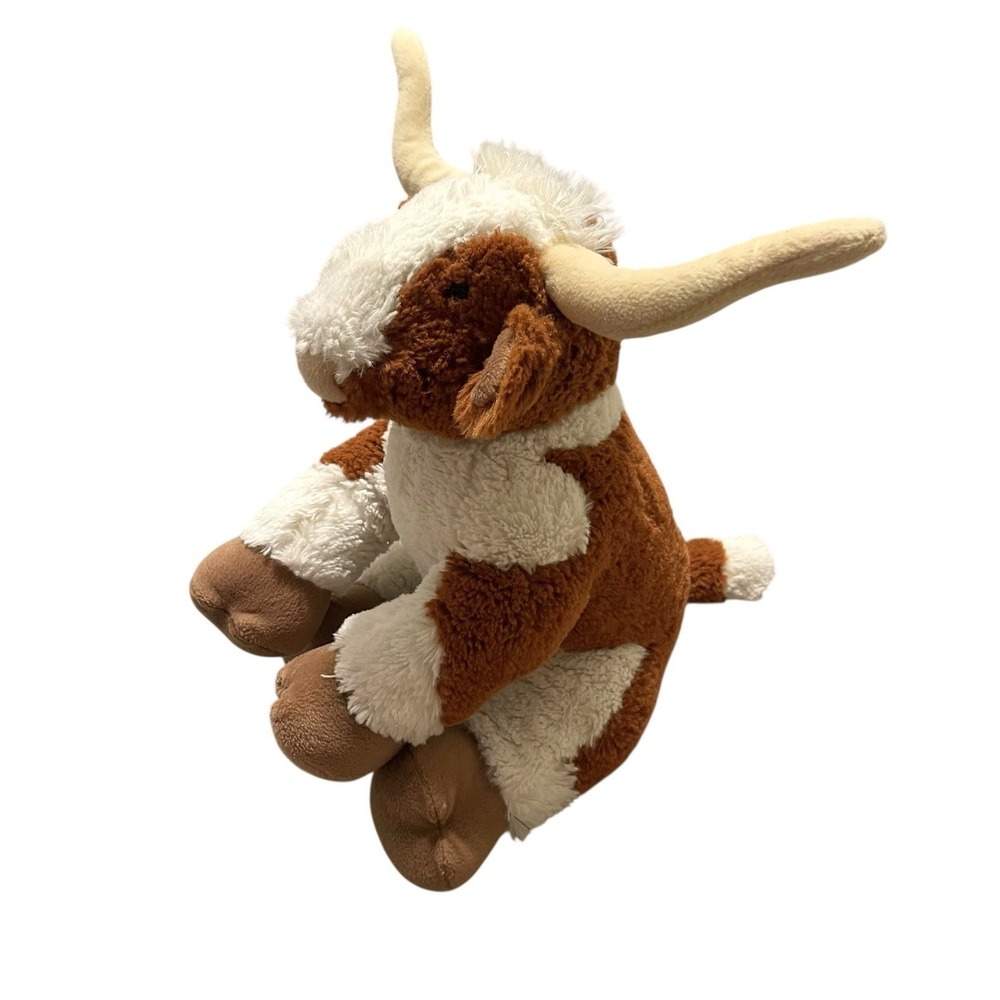 2009 Retired Build A Bear Longhorn Stuffed Animal 15" BABW Plush Bevo Texas